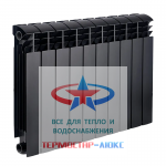 Радиатор секционный KOER 100 Bimetal-500 ULTRA BLACK (KR5132) / Цена за 1 секцию